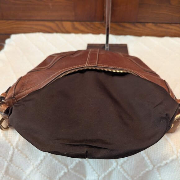 Coach Vtg Dylan Soho Pebbled Leather Hobo Bag Braided Handle - Picture 12 of 12